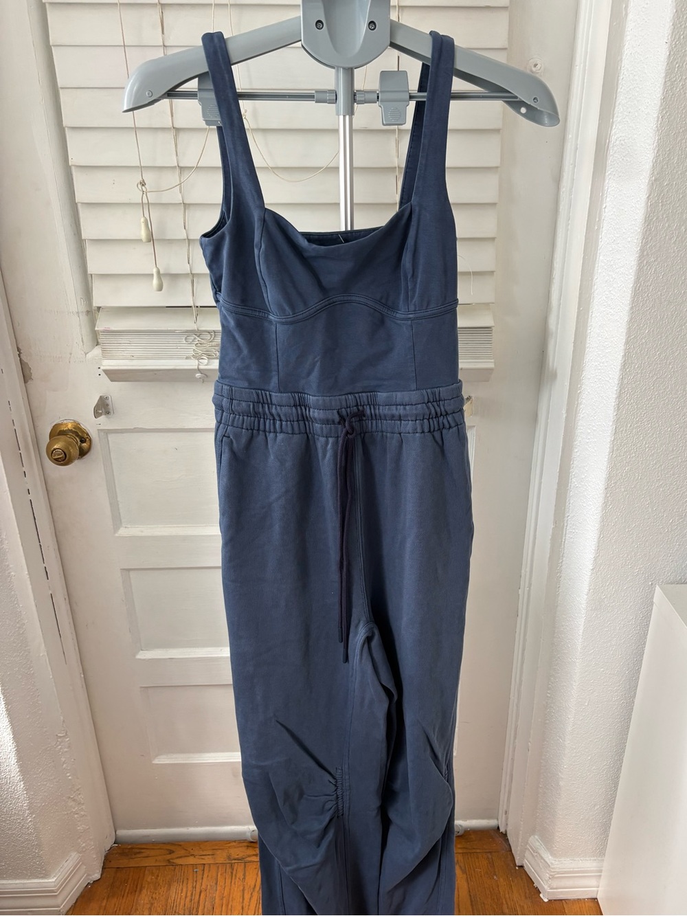 Free People Movement Inbound Onesie XS NWOT Blue Athleisure Jumpsuit - Picture 9 of 10